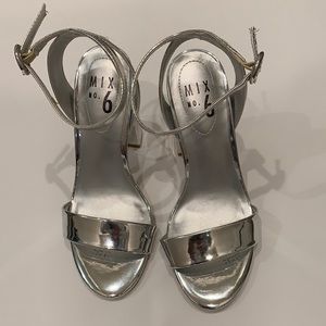 Silver sandals
